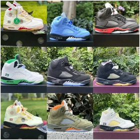 Jordan Air Jordan 5 non-slip wear-resistant high-top retro basketball shoes-2874