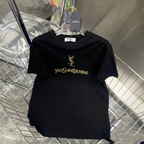 Yves Saint Laurent YSL new letter print short-sleeved T-shirt-2844